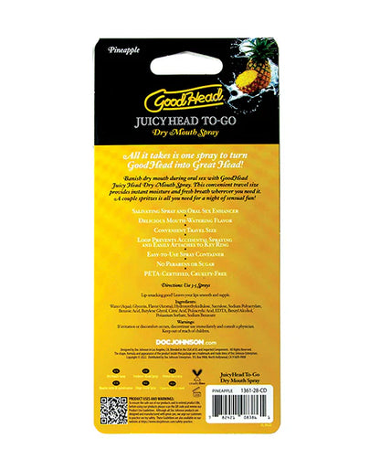 Goodhead Juicy Head Dry Mouth Spray To Go