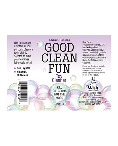 Good Clean Fun Toy Cleaner