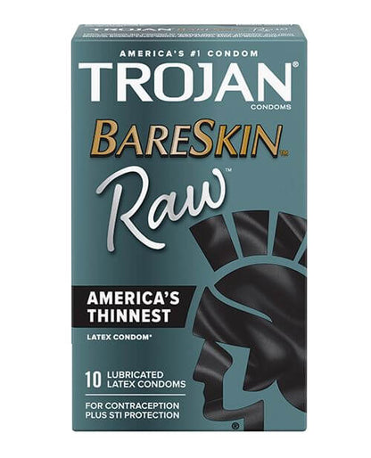 Condones Trojan Bareskin RAW - Paquete de 10