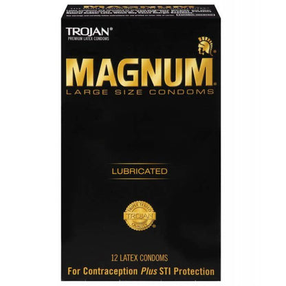 Trojan Magnum Condoms - 12 Pack