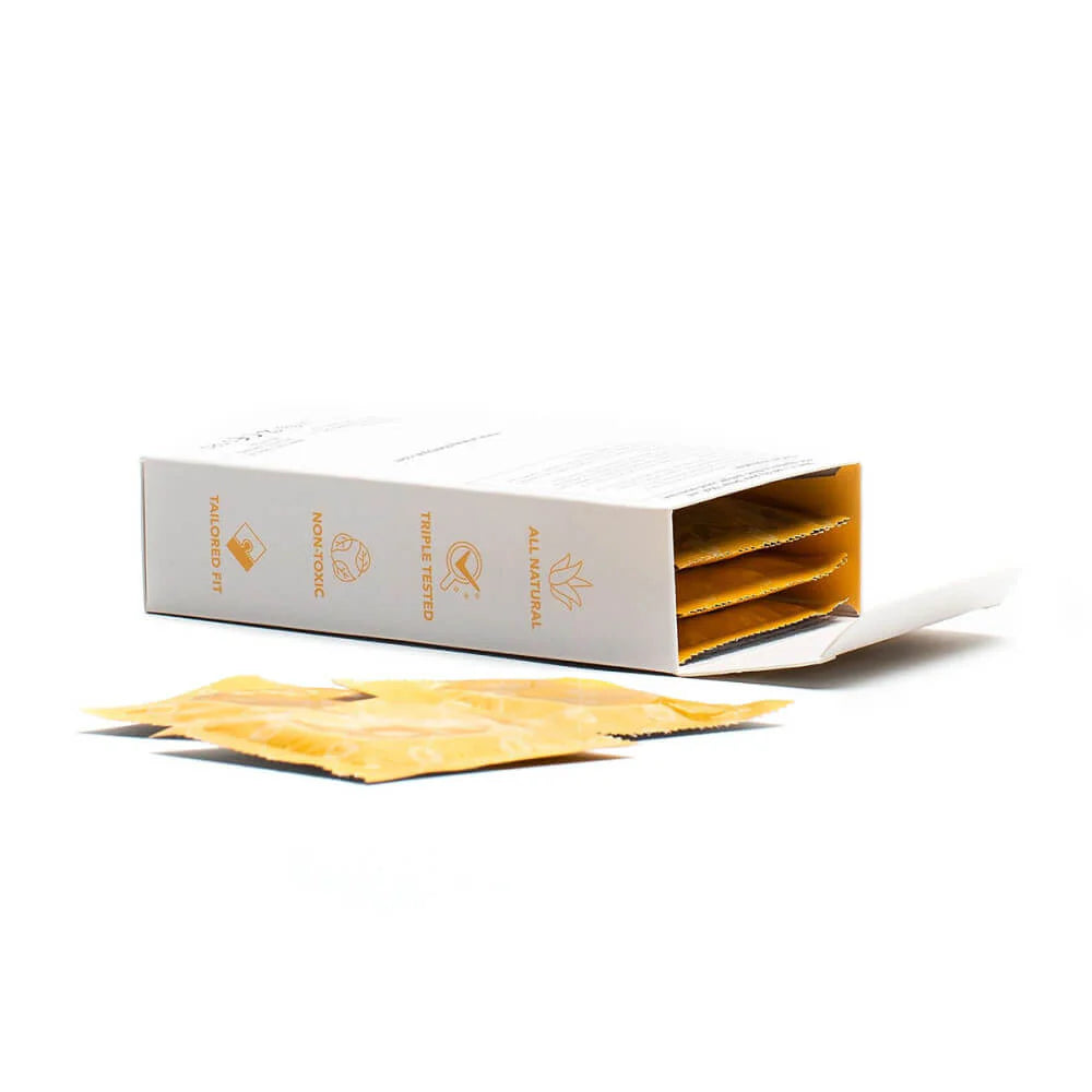 Preservativos de látex vegano ultrafinos Royal Tailored Fit (paquete de 10)