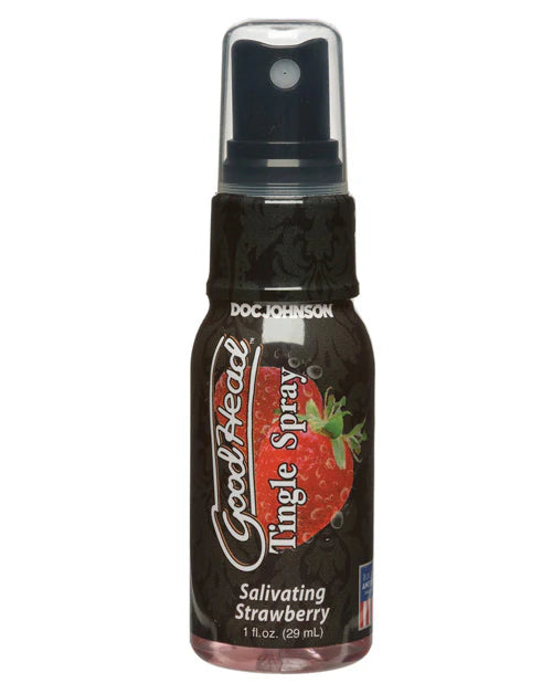 The GoodHead Tingle Spray in Salivating Strawberry | Kinkly Shop