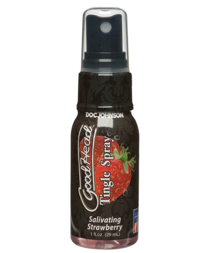 The GoodHead Tingle Spray in Salivating Strawberry | Kinkly Shop