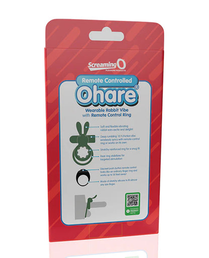 Screaming O Ohare Remote Controlled Vibrating Ring - XL