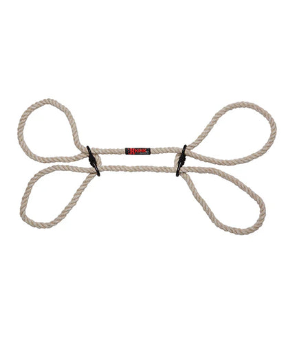 Merci Restrain 6mm Hemp Wrist or Ankle Cuffs Black