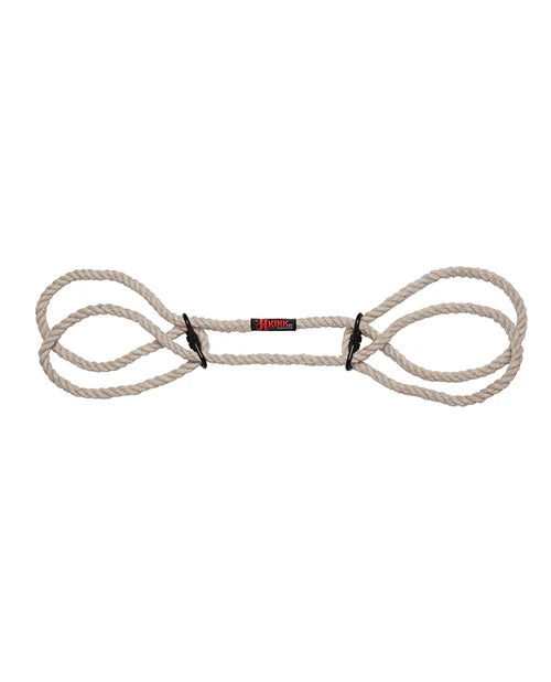 Merci Restrain 6mm Hemp Wrist or Ankle Cuffs Black