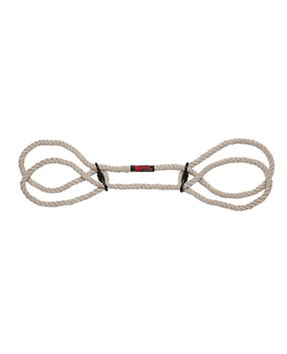 Merci Restrain 6mm Hemp Wrist or Ankle Cuffs Black