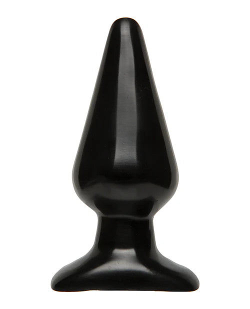 Doc Johnson Classic Butt Plug in Black Large | Kinkly Shop
