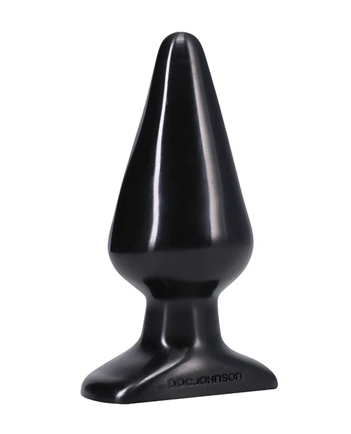Doc Johnson Classic Butt Plug in Black Large | Kinkly Shop