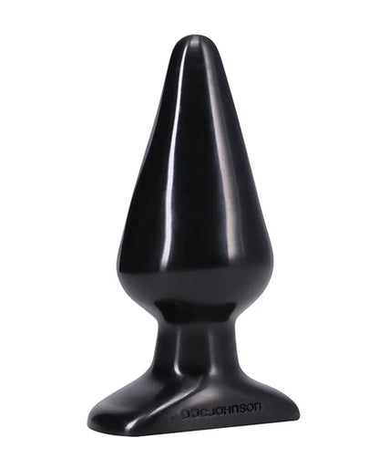 Doc Johnson Classic Butt Plug in Black Large | Kinkly Shop