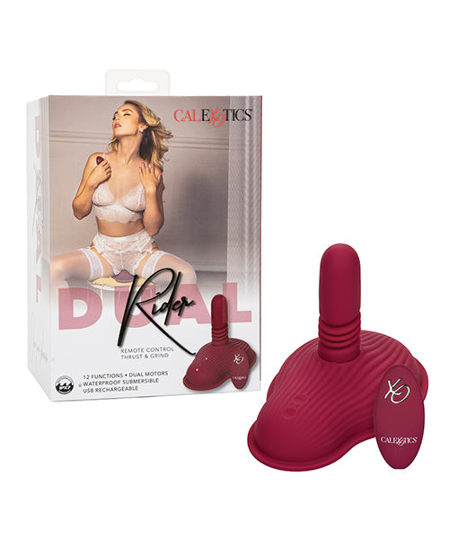 The Dual Rider Thrust and Grind shown next to the packaging it comes in | Kinkly