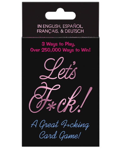 Packaging for the Let's Fuck | Kinkly