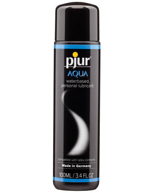 The bottle of Pjur Aqua - 100 ml Bottle | Kinkly