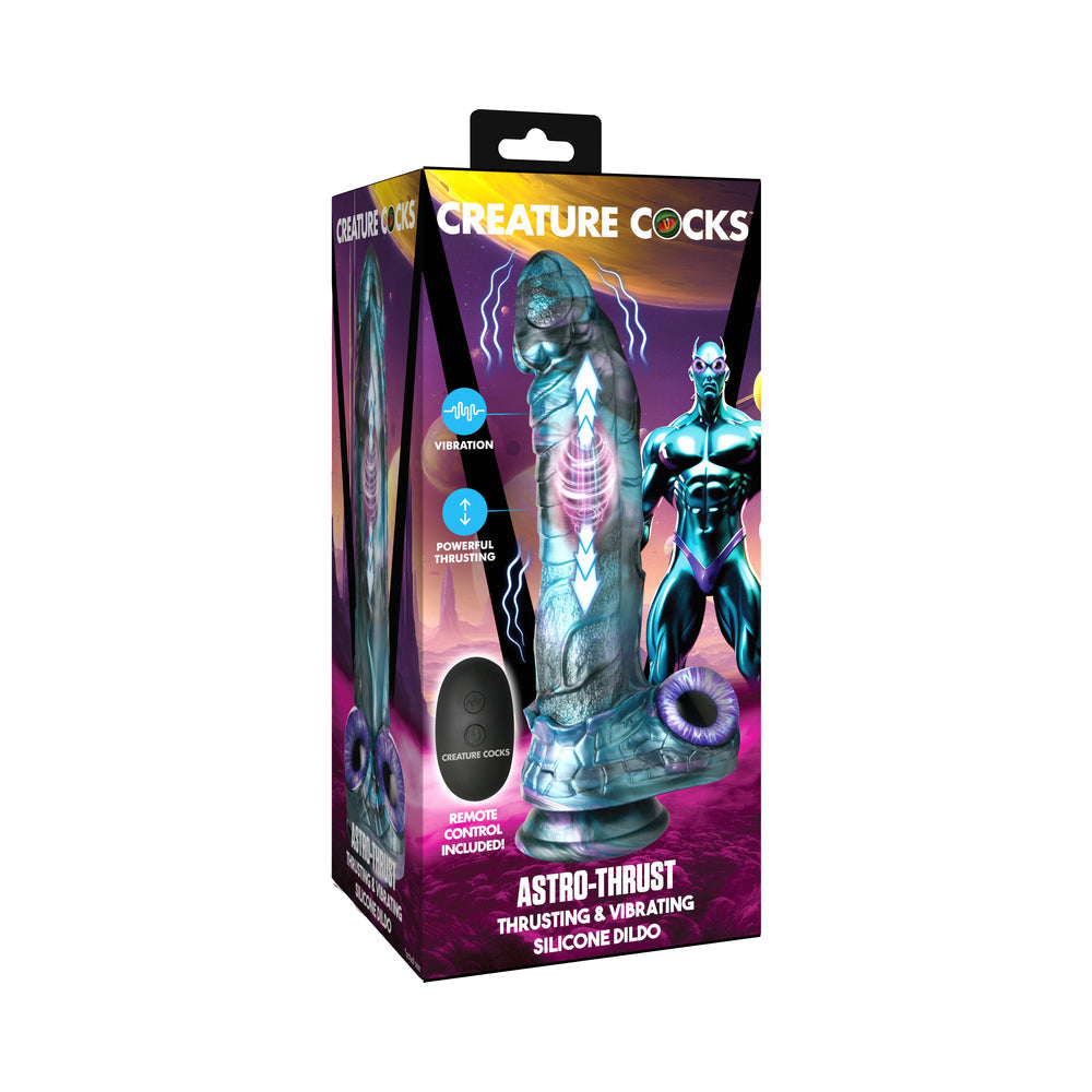 Astro-Thrust Silicone Dildo Thrusting, Vibrating & Sci-Fi Fun Kinkly Shop Astro-Thrust Silicone Dildo Thrusting, Vibrating & Sci-Fi Fun Kinkly Shop