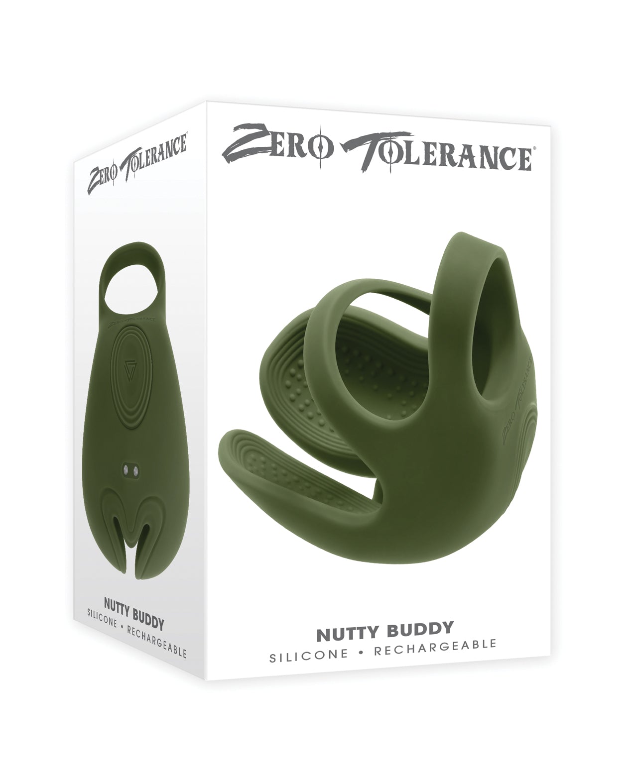 Zero Tolerance Nutty Buddy Vibrating Cock & Ball Ring - Green Kinkly Shop Zero Tolerance Nutty Buddy Vibrating Cock & Ball Ring - Green Kinkly Shop