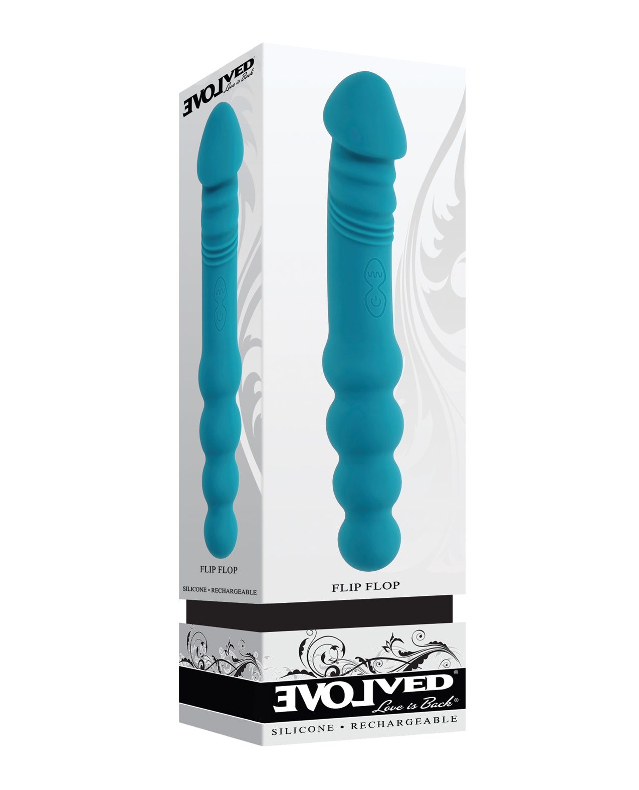 Flip Flop Dual-Sided Vibrator Two Textures, One Toy Kinkly Shop Flip Flop Dual-Sided Vibrator Two Textures, One Toy Kinkly Shop