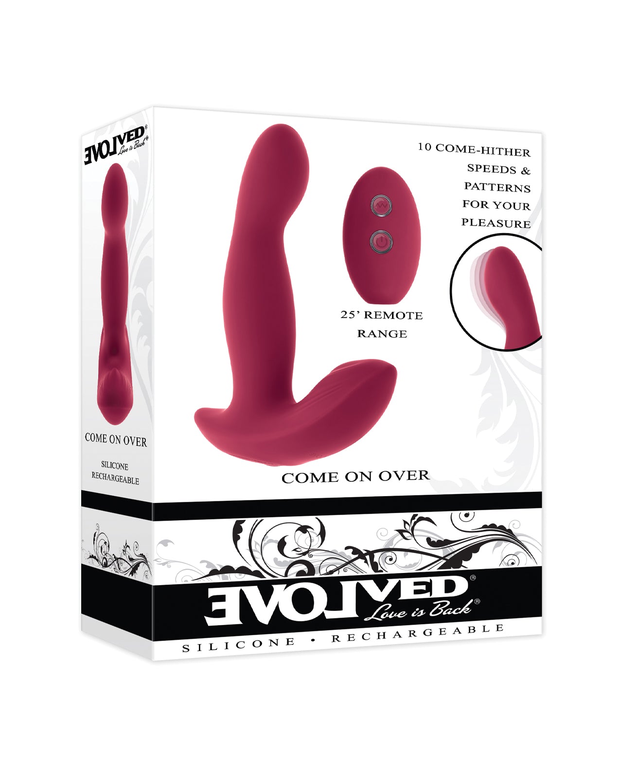 Paradise Come-Hither Vibrator Curved, Remote-Controlled Fun Kinkly Shop Paradise Come-Hither Vibrator Curved, Remote-Controlled Fun Kinkly Shop