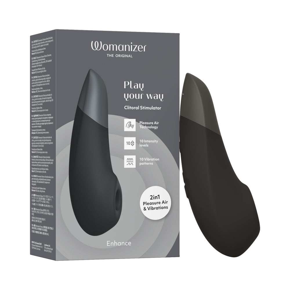 Packaging for the Womanizer Enhance | Kinkly Shop