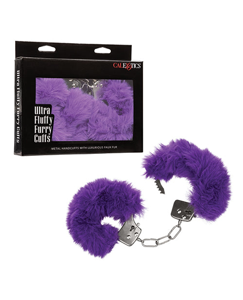Ultra Fluffy Cuffs in Purple | Kinkly Shop