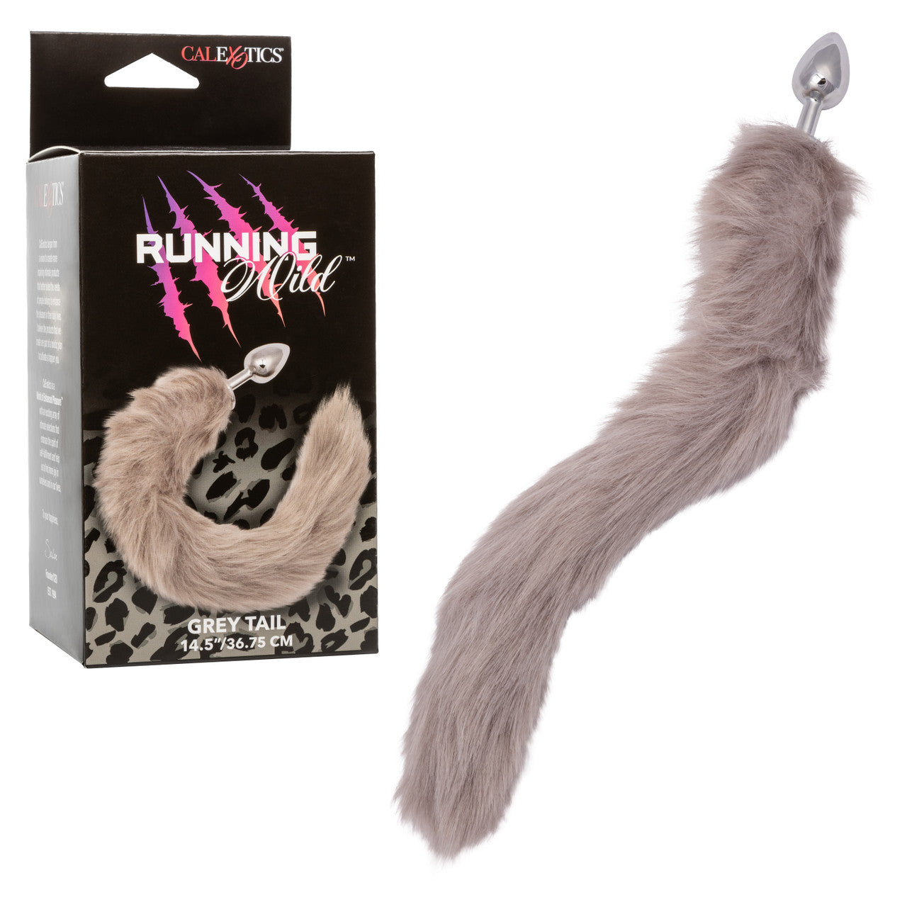 Running Wild Tail Plug in Gray | Kinkly Shop
