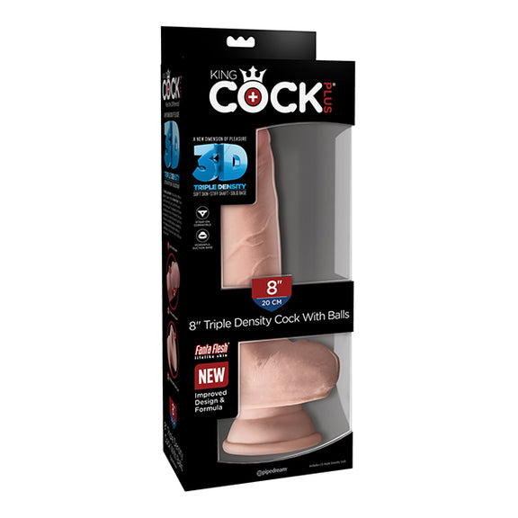 King Cock Plus Triple Density Cock with Balls