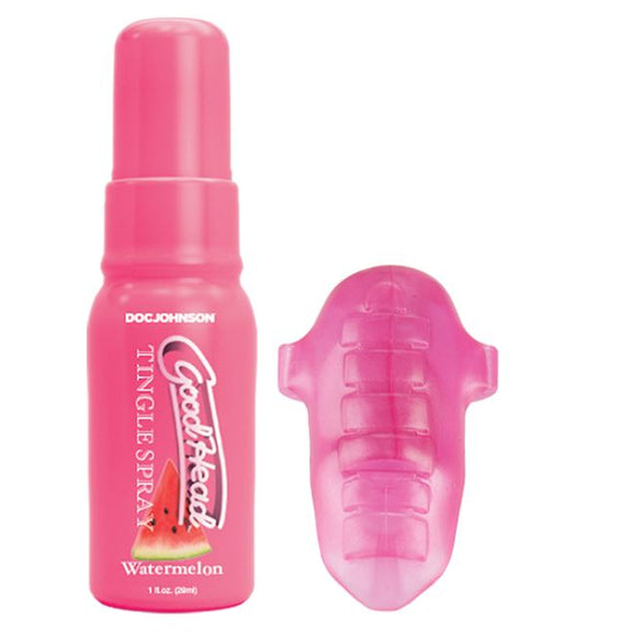 GoodHead Pussy Pleasure Party Oral Sex Kit - 1 oz Watermelon Tingle Spray