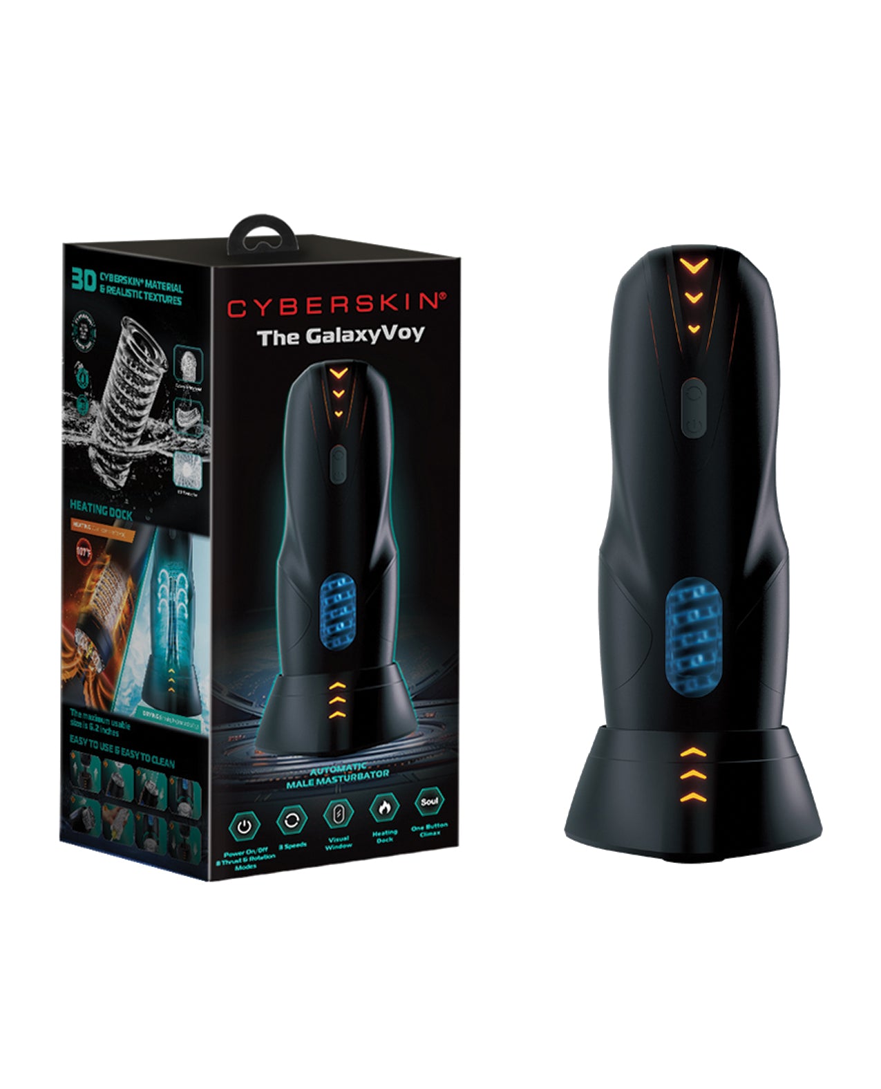 GalaxyVoy Masturbator Thrusting & Rotating Solo Pleasure Toy Kinkly Shop GalaxyVoy Masturbator Thrusting & Rotating Solo Pleasure Toy Kinkly Shop