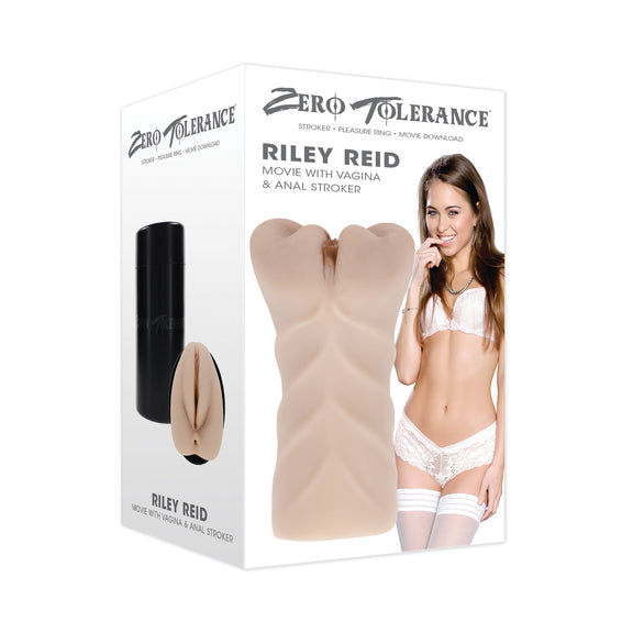 Zero Tolerance Riley Reid Movie w/Vagina & Anal Stroker - Light