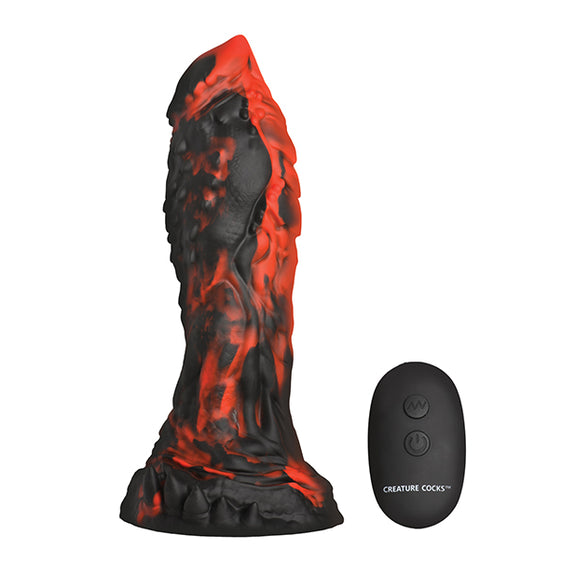 Creature Cocks - Inferno Cock Vibrating Silicone Dildo