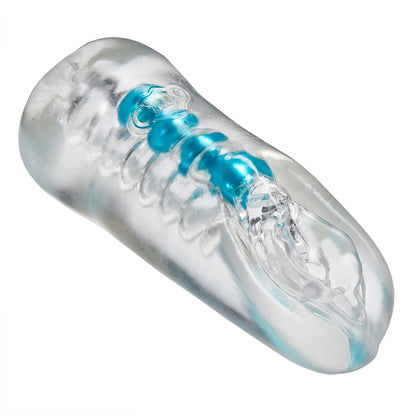 Cloud 9 double ended beaded stroker clear