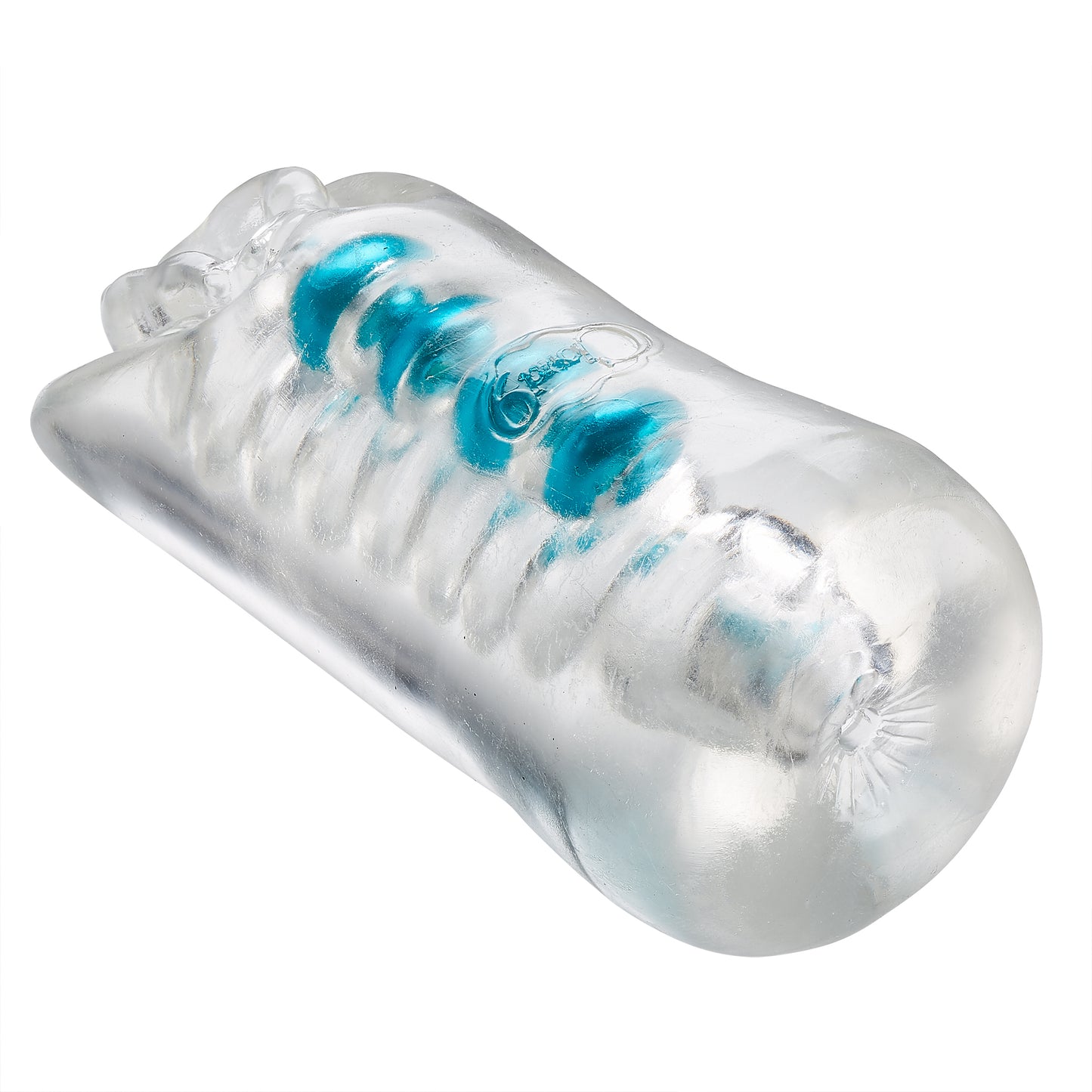 Cloud 9 double ended beaded stroker clear