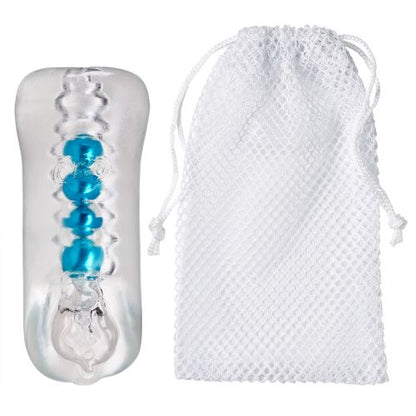 Cloud 9 double ended beaded stroker clear