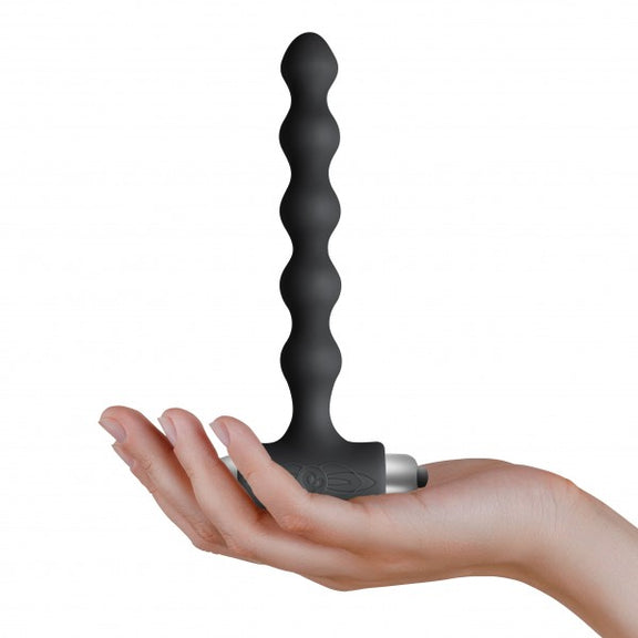 Petite sensations pearls black plug