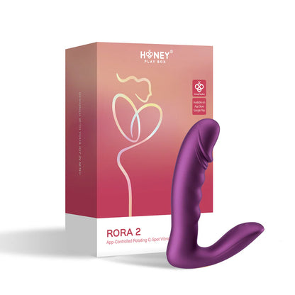 RORA 2 Pressure Sensing App-Controlled Rotating G-Spot Vibrator & Clitoral Stimulator