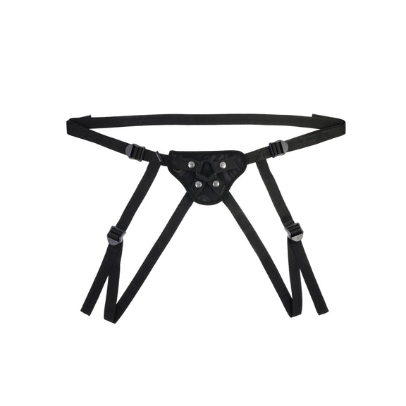 Sportsheets Velvet Noir Strap-On - Black