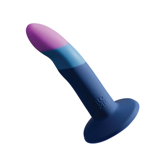 ROMP Piccolo 3 Color 5.5" Dildo Pegging Kit - Blue
