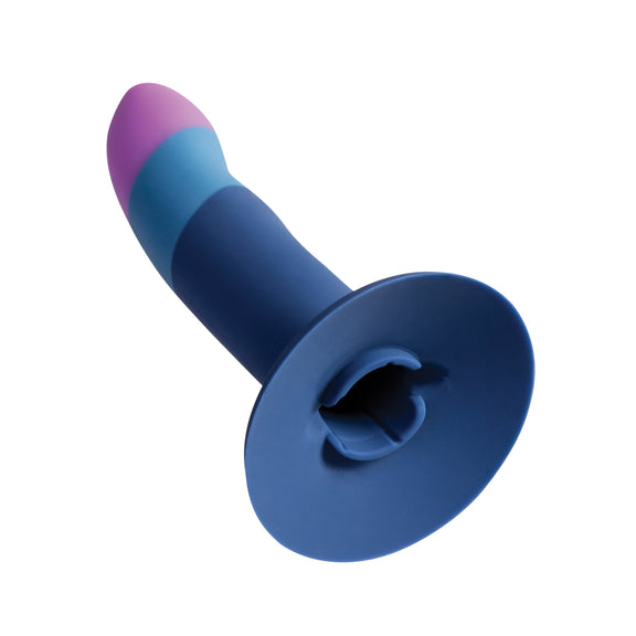 ROMP Piccolo 3 Color 5.5" Dildo Pegging Kit - Blue