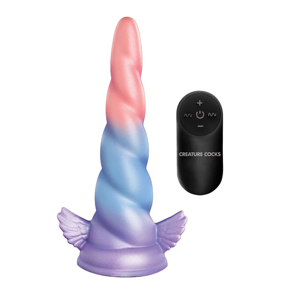 Creature Cocks - Deluxe Dream Rider Vibrating Unicorn Silicone Dildo