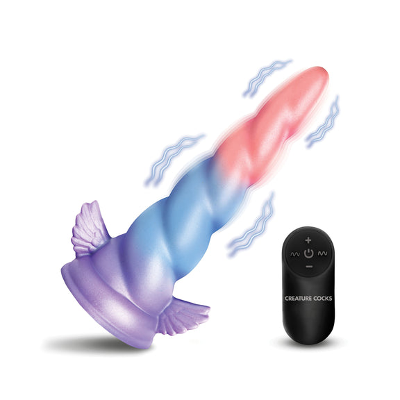 Creature Cocks - Deluxe Dream Rider Vibrating Unicorn Silicone Dildo