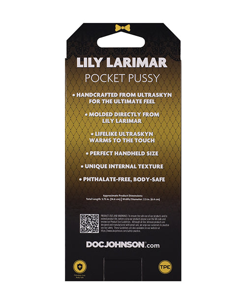 Backside of the Signature Strokers - Lily Larimar stroker | Kinkly Shop