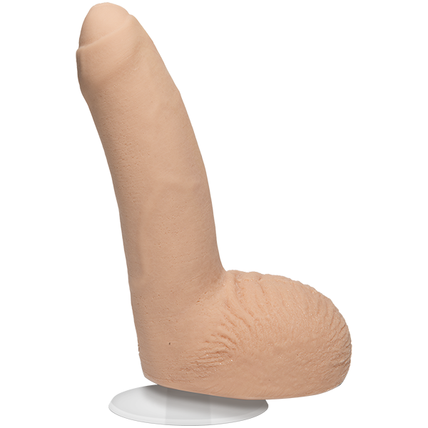 The Signature Cocks - William Seed dildo with the suction cup attachment base attached at the base of the dildo. | Kinkly Shop