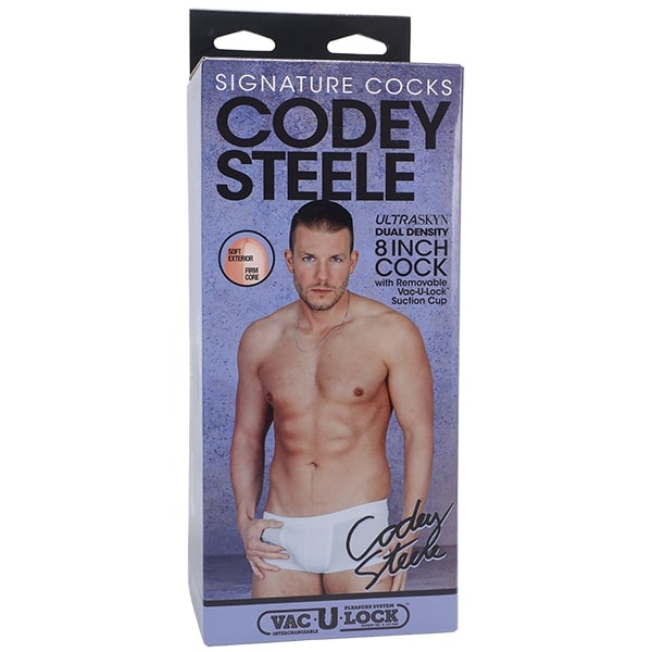 Packaging for the Signature Cocks - Codey Steele dildo | Kinkly Shop