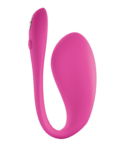 Close-up on the side view of the We-Vibe Jive 2. The vibrator has an egg-shaped look. | Kinkly Shop