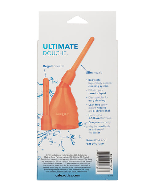 Backside of the Ultimate Douche packaging | Kinkly Shop