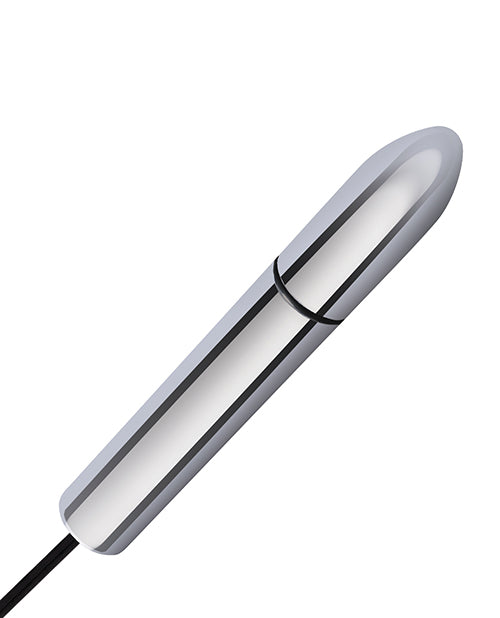 Close-up of the electrosex probe that comes with the Lux Fetish Electro-Sex Shock Wand | Kinkly Shop