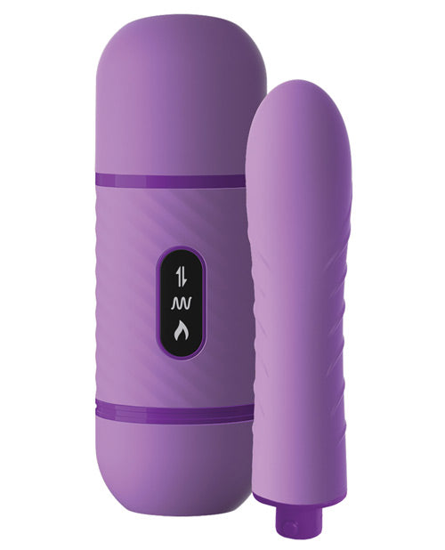 The Fantasy For Her Love Thrust Her separated from the vibrator tip of the toy. This showcases how the two come apart for easier cleaning. | Kinkly Shop