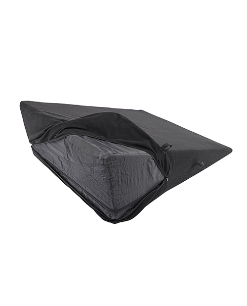 The outer cover of the Positioner Plus is unzipped, showcasing the dual-protection design that protects the innermost foam. | Kinkly Shop