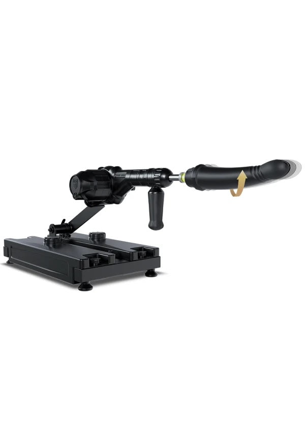 The dildo tips on the Fort Troff Gunner System can be screwed onto the tip to change out the dildos. | Kinkly Shop