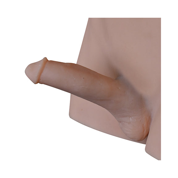 Close-up of the penis of the Signature Dolls TransGirl - Lena Moon, directly modeled from the porn star herself | Kinkly Shop