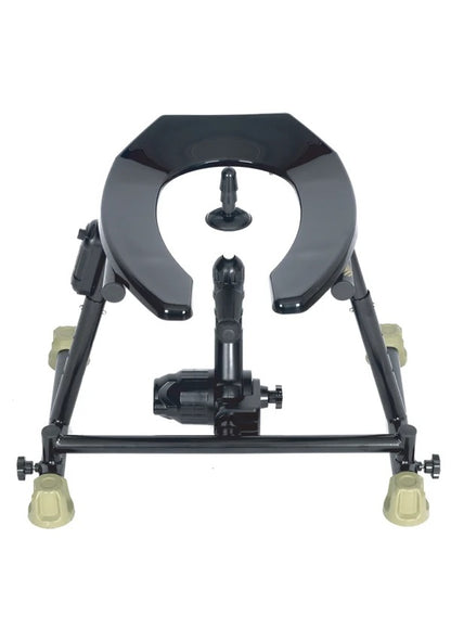 The Fort Troff Trench Rider shown with the optional (not included) sex machine underneath the Fort Troff Trench Rider | Kinkly Shop